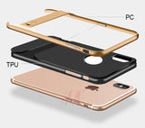 Flip Kickstand Shock Proof Back Cover For iPhone X by H&A