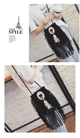 Elizabeth - Bohemian Inspired Fringe Shoulder Bag