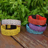 Safety Pet Collar With LED And Printed Design By I Love Dogs Society