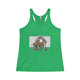 The Bulldogzer Women's Tri-Blend Racerback Tank