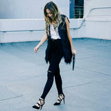 Kardashian Style Fur Overcoat