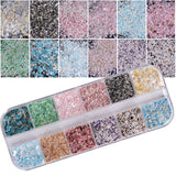 Nail Decor #2 - 12 Colors Per Set | Broken Marble Inspired Set