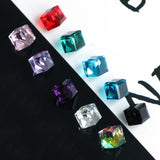 3D Rhinestone Cube Charms | 10 Pieces Per Set